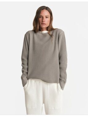 MATE the Label organic cotton Waffle Crew Top